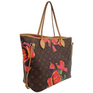 Louis Vuitton Sprouse limited Pink Roses edition Stephen Neverfull tote